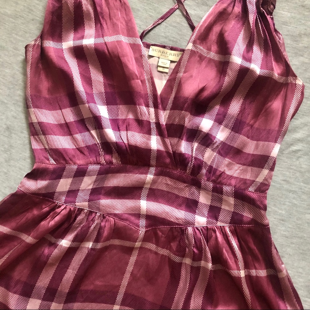 Burberry check skirted nightie